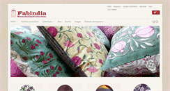 Desktop Screenshot of fabindia.it