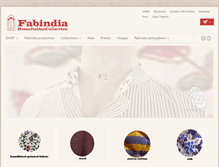 Tablet Screenshot of fabindia.it